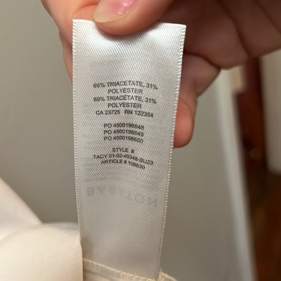 Babaton tank top. Cream. Size medium. - Picture 5 of 5